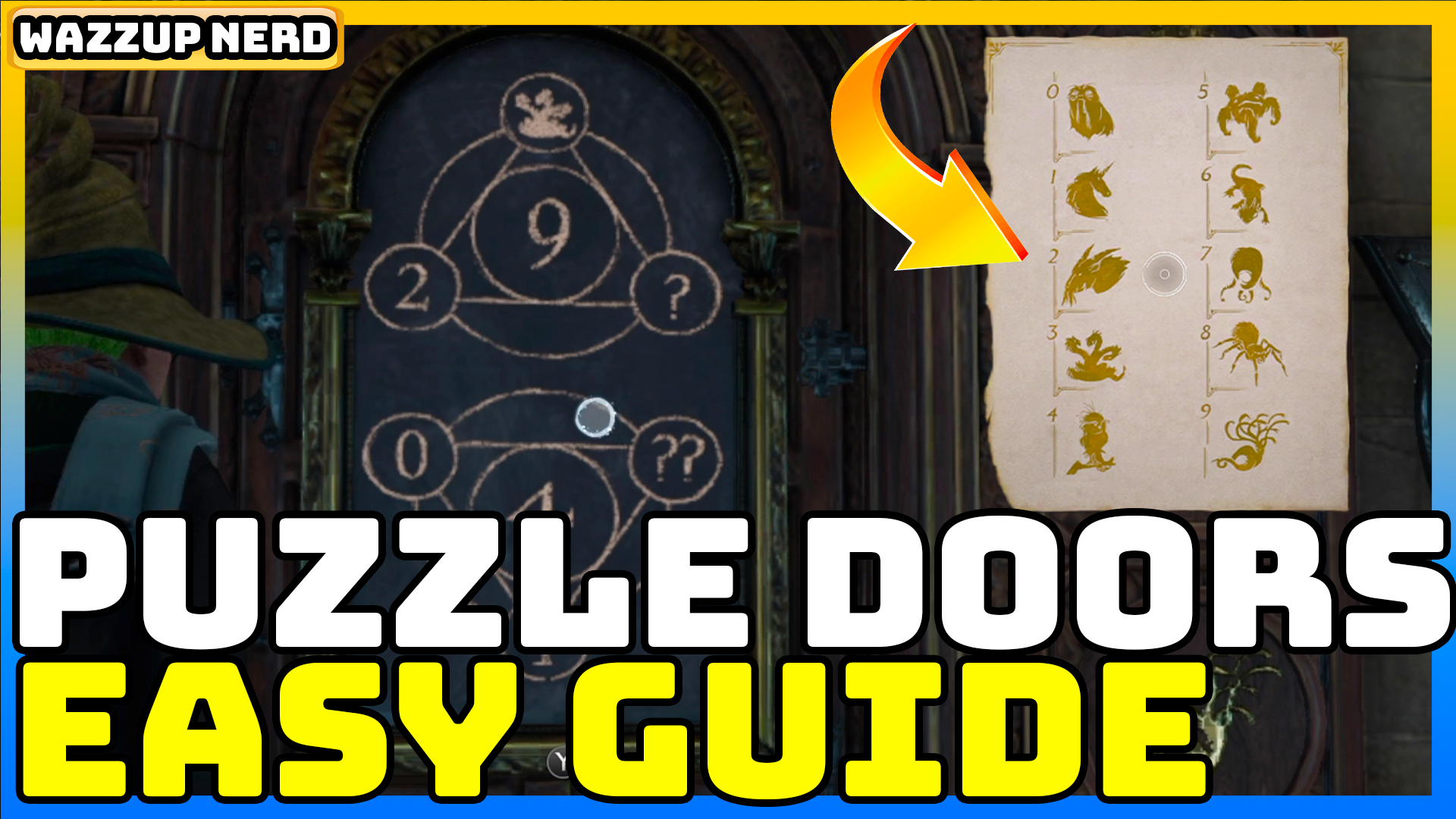 Hogwarts Legacy How To Open Arithmancy Puzzle Doors Easy Guide